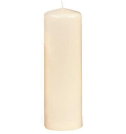 78mm x 250mm Ivory Pillar Candles 