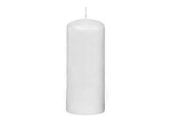60mm x 150mm White Pillar Candles (12 Candles) NEW!