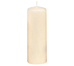 70mm x 200mm Ivory EU Made Pillar Candles (12 Candles)