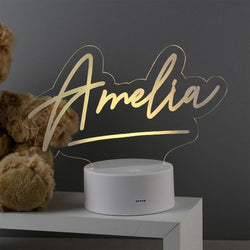 Personalised Name Desk/Night Light - Colour Changing (Approx 7 Day Delivery Time)