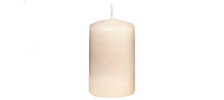 48mm x 80mm ivory pillar candles