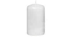 58mm x 100mm White Pillar Candles 