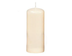 58mm x 160mm Ivory Pillar Candles 