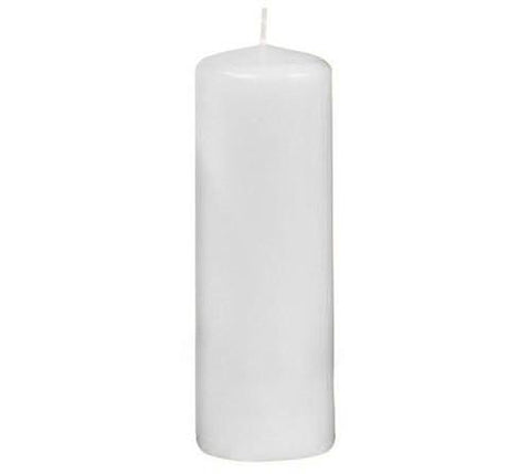 68mm x 200mm White Pillar Candles