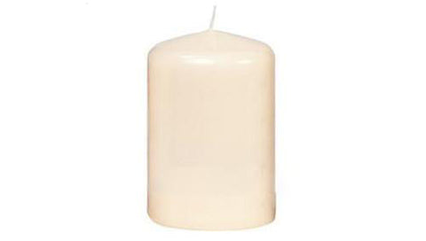 78mm x 120mm Ivory Pillar Candles