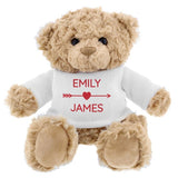 Personalised Couple In Love Teddy Bear (Approx 7 Day Delivery Time)