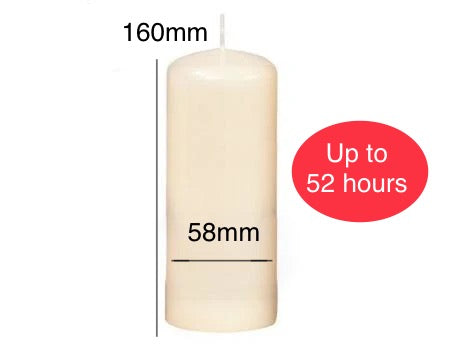 Set of 2 Candles 24- Artificial L