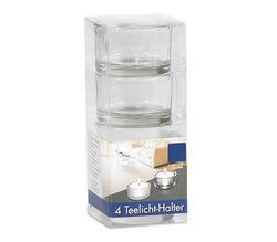 Glass Nightlight Holders Clear (Pack of 24)
