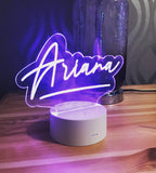 Personalised Name Desk/Night Light - Colour Changing (Approx 7 Day Delivery Time)