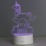 Personalised Unicorn Name Desk/Night Light - Colour Changing (Approx 7 Day Delivery Time)